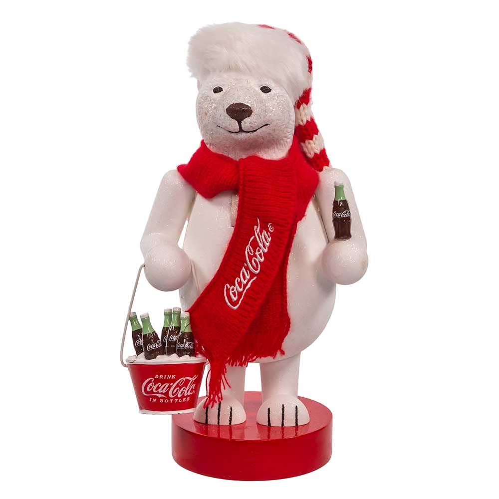 Amazon.com: Coca-Cola Kurt Adler 14-Inch Polar Bear Nutcracker